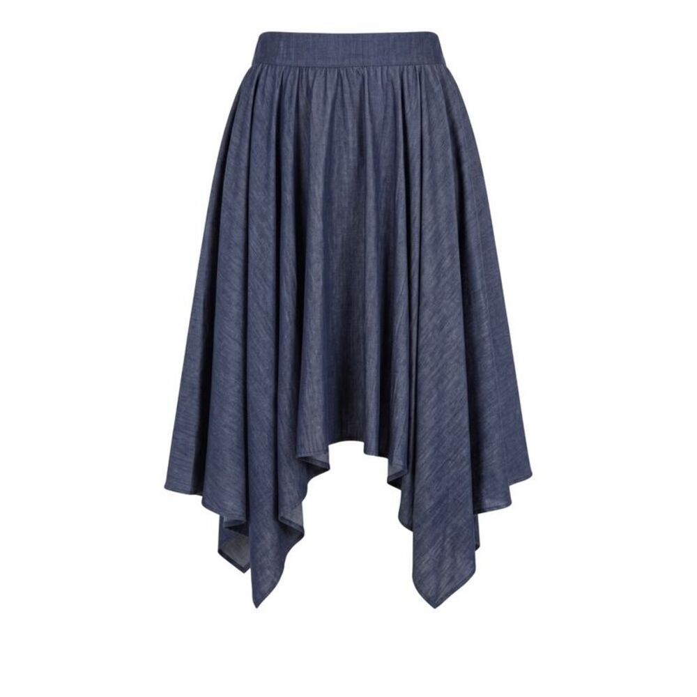 Trussardi Jeans Blue Denim Women Women's Skirt